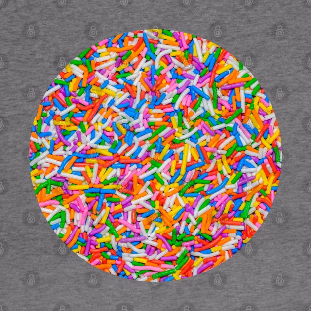 Colorful Candy Sprinkles Photograph Cricle by love-fi